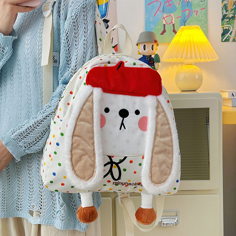 日系ins少女风可爱卡通双肩包女高颜值软妹学生轻便出游通勤背包