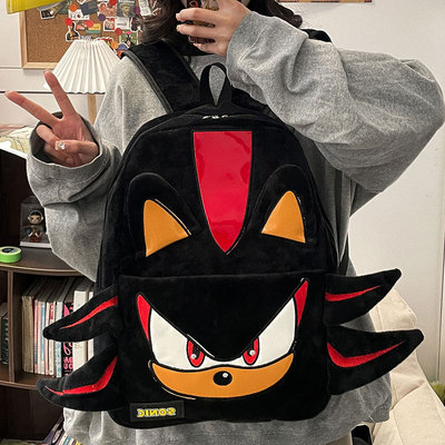 校园百搭索尼克卡通书包旅行背包