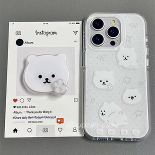 3比耶自嘲熊13 10旋转支架k80k70k60k50网红超火k40k30k20卡通9 7可爱E 适用红米note14手机壳turbo4