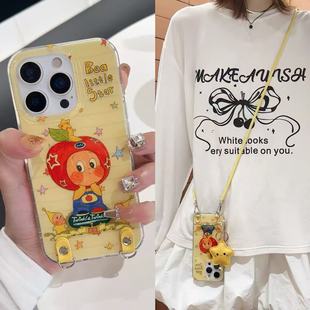 13手机壳12 3卡通挂件20麦芒30可背斜挎pro手绳2s小众高级奢华 6se 适用华为nova14 8星星人N7