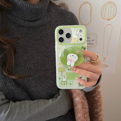 适用vivos50s30s20手机壳s19s18s17柚子叶米菲兔s16s15e旋转磁吸支架s12网红超火s10s9s7卡通nex3高级T1T2x新