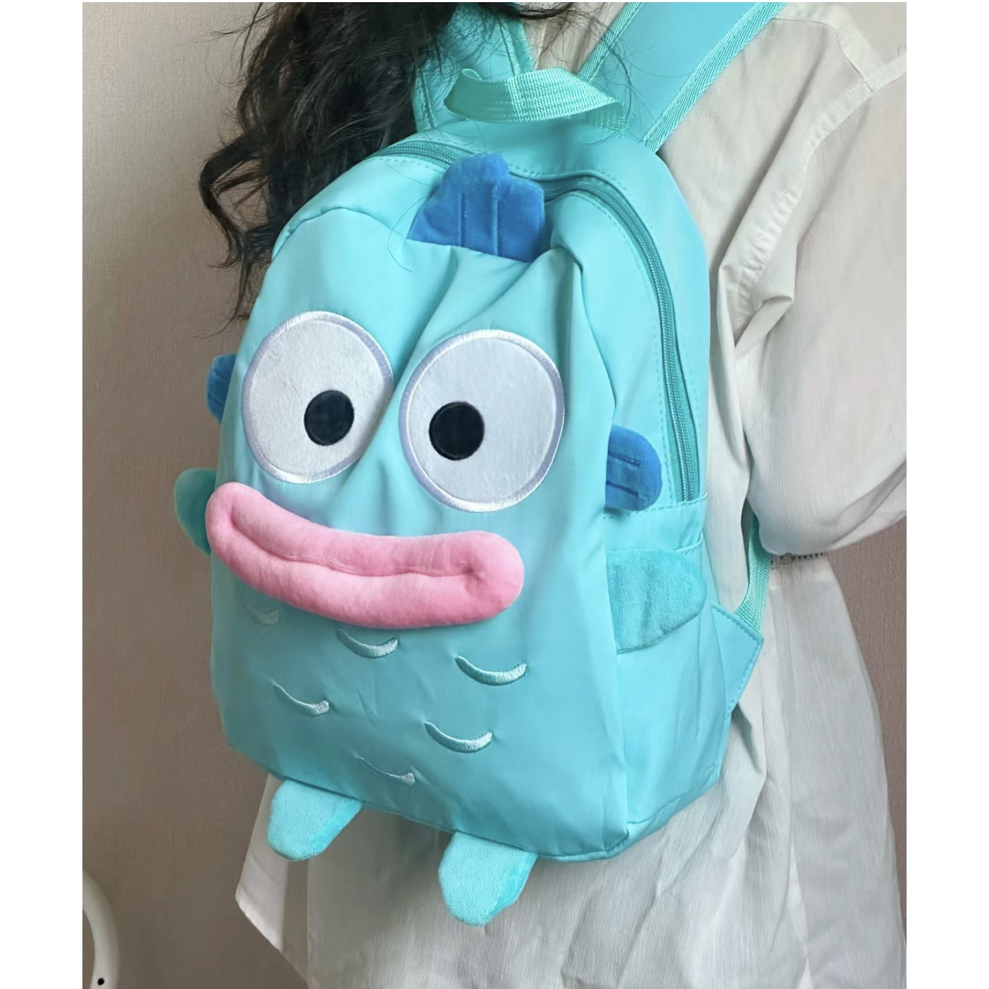 可爱小丑鱼卡通背包大容量丑萌搞怪学生双肩包学院风百搭休闲书包