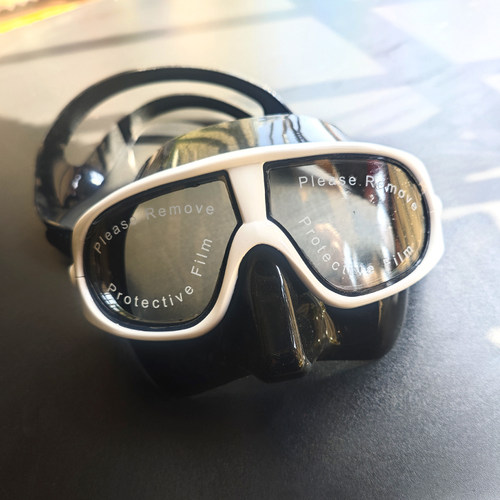 专业自由潜面镜 硅胶潜水镜低容积防雾面罩游泳浮潜自由潜水装备