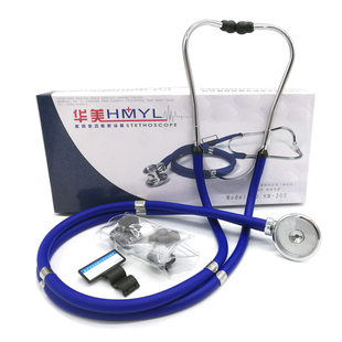 华美医用听诊器双头医生听诊器双管专业听诊器教学听诊器可刻字