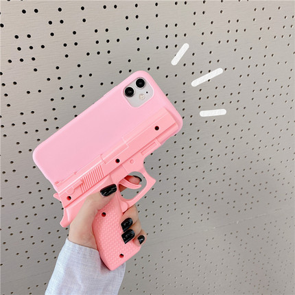 手枪型iPhone16promax菜刀15苹果14适用13玩具17枪形15promax手机壳12稀奇古怪16plus个性搞怪11立体XR创意xs