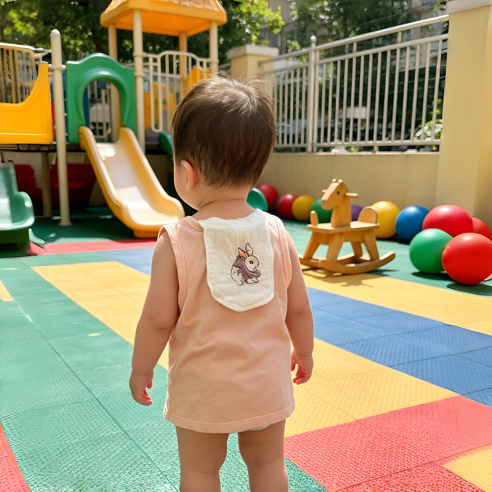 幼儿园儿童纯棉汗巾开学