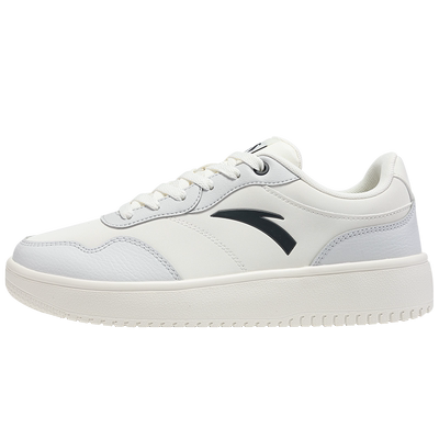 安踏男鞋白色休闲鞋板鞋