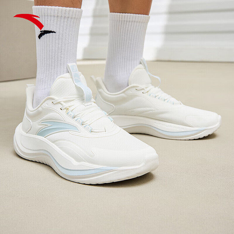 安踏男鞋运动鞋2025冬季新款网面透气鞋子白色跑鞋耐磨轻便跑步鞋,运动鞋new,跑步鞋,淘宝优惠券,粉丝福利购,淘宝优惠卷