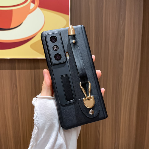 适用荣耀vs2pc贴皮革简约手机壳