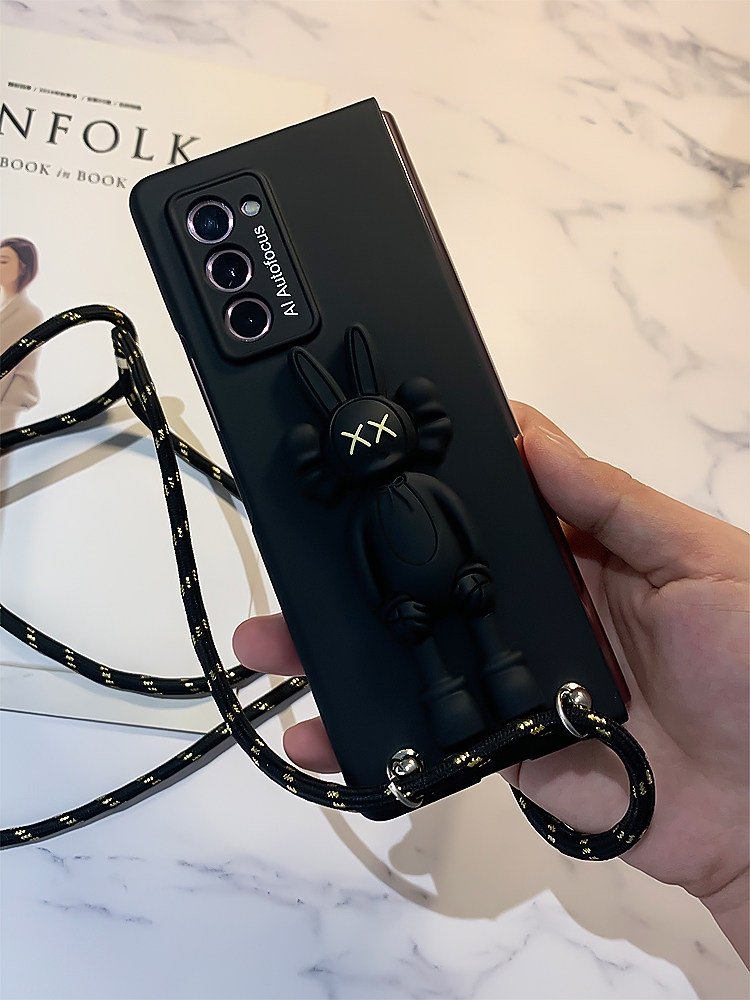 fold2保护套超薄sm-f9160全包心系天下fold3防摔翻盖挂绳