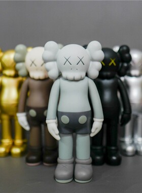 kaws芝麻街公仔客厅高档轻奢潮玩暴力熊桌面摆件手办卡通家居礼物