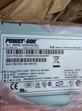 POWER-ONE服务器电源 SPASUNM-03G 300