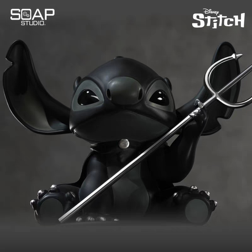 现货Soap Studio迪士尼手办史迪奇捣蛋黑色史迪仔公仔