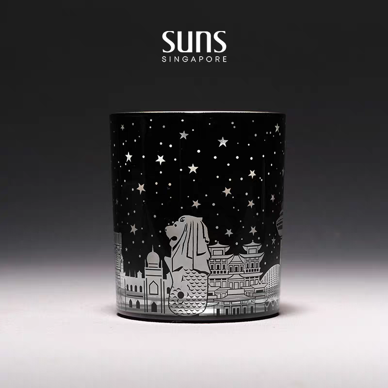 suns 城市剪影香薰蜡烛（新加坡、上海、澳门）