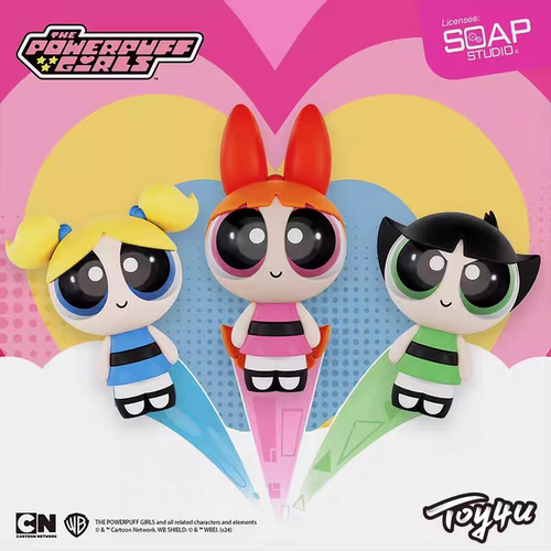现货 SOAP STUDIO 飞天小女警噗噗系列潮玩手办公仔摆件