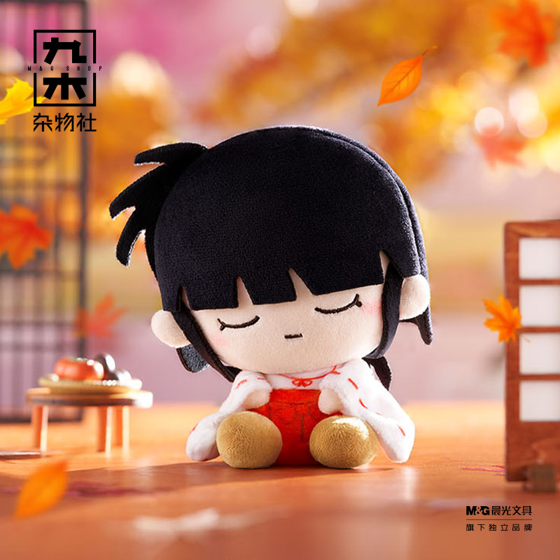 九木杂物社歪头贴贴犬夜叉毛绒盲盒vol.1创意摆件潮玩生日礼物