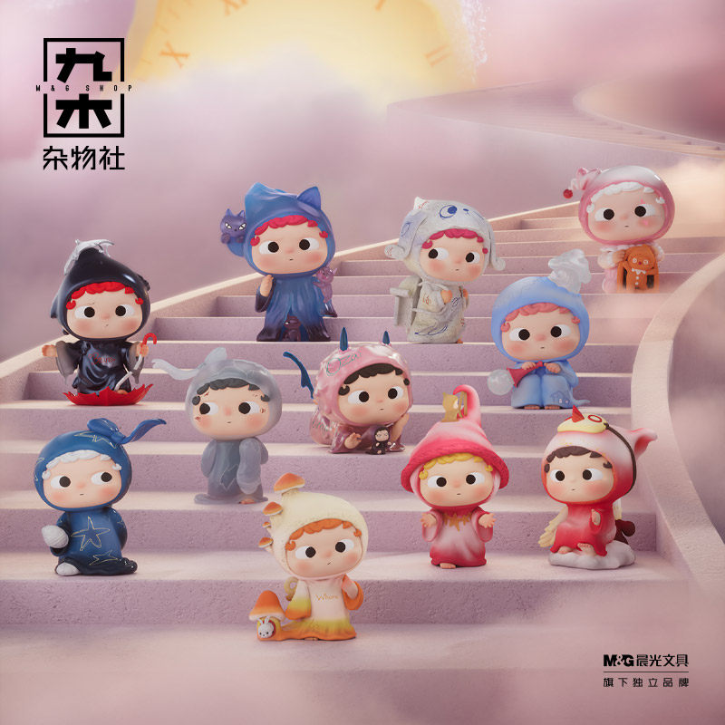 九木杂物社HEYONE黑玩哦崽时空旅人潮玩盲盒摆件手办公仔生日礼物图片