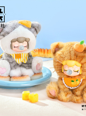 九木杂物社Rolife若来Nanci囡茜喵喵下午茶毛绒盲盒搪胶生日礼物