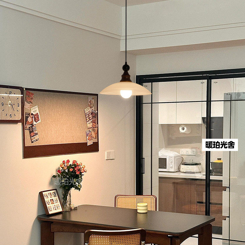 中古风餐厅吊灯绝美法式双头复古圆桌吧台茶室飞碟小吊灯2025新款,家装灯饰光源,餐厅吊灯,淘宝优惠券,粉丝福利购,淘宝优惠卷