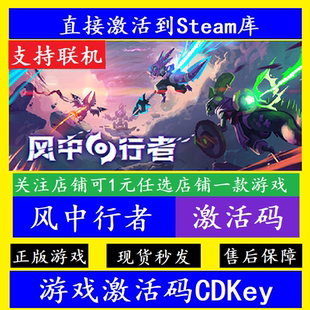 全DLC激活碼 全球激活PC電腦激活入庫 steam中文電腦游戲 風中行者