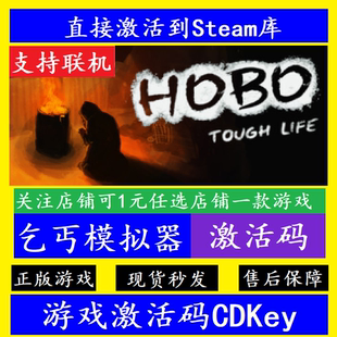 Hobo steam乞丐模擬器艱苦生活入庫激活碼 CDKey PC正版 Life Tough