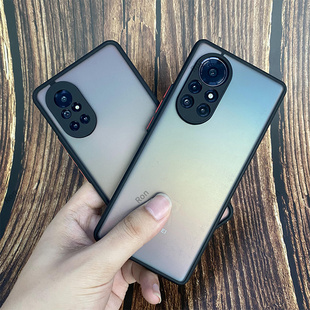 磨砂撞色华为nova8pro手机壳适用nove8硅胶novo全包por新款 nv防摔曲屏nov男nowa八n0va女note潮n8保护套外壳