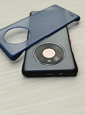 透明边框华为mate40ePro手机壳mete40pro适用NOH一AN00新款m保护por套男meta女matepro半包防摔硅胶meite魅特