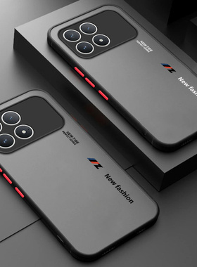 适用小米POCOF8Pro手机壳POCO F8Por字母磨砂硅胶5G全包防摔保护套MiPOCOF男F8p女P0C0F8Pr0新款XiaoMi外壳