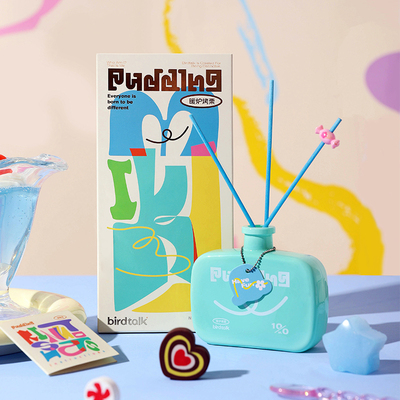 Birdtalk布丁派对系列无火香薰家用室内持久摆件卧室女生香氛礼物