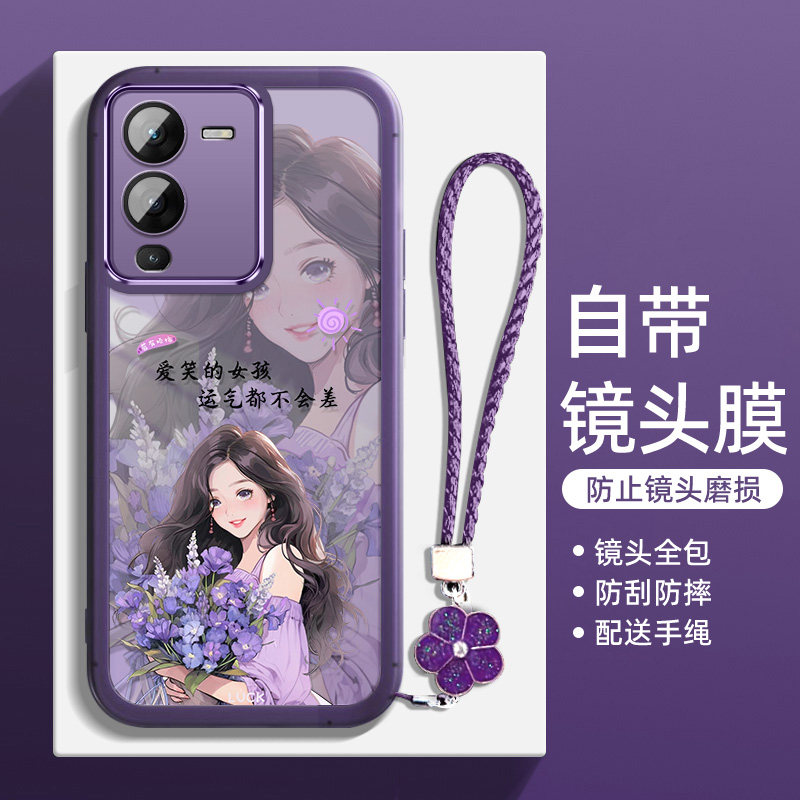 适用vivoS15手机壳vivo保护S15pro硅胶套S15e镜头全包V2203A防摔2207曲屏p软壳por外壳V2190A女155g网红好运 - 实物图