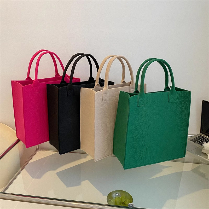 鳄鱼纹毛毡大容量手提包包女包新款流行韩版手提袋百搭包,箱包皮具/热销女包/男包,通用款女包,淘宝优惠券,粉丝福利购,淘宝优惠卷