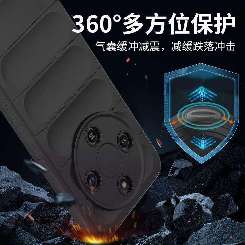 适用于华为荣耀x70手机壳女士×60pro高级感新款防摔镜头全包保护套男款honorx50/40gt/30i硅胶an00后壳女款