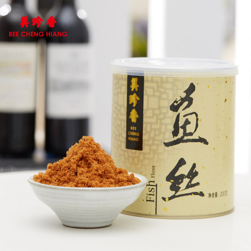 美珍香罐装鱼丝200g鱼肉松休闲美味零食品小吃