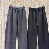 绵羊毛毛呢弯刀裤 MBE4PAT016 卫裤 2025冬新品 acti系列 正品