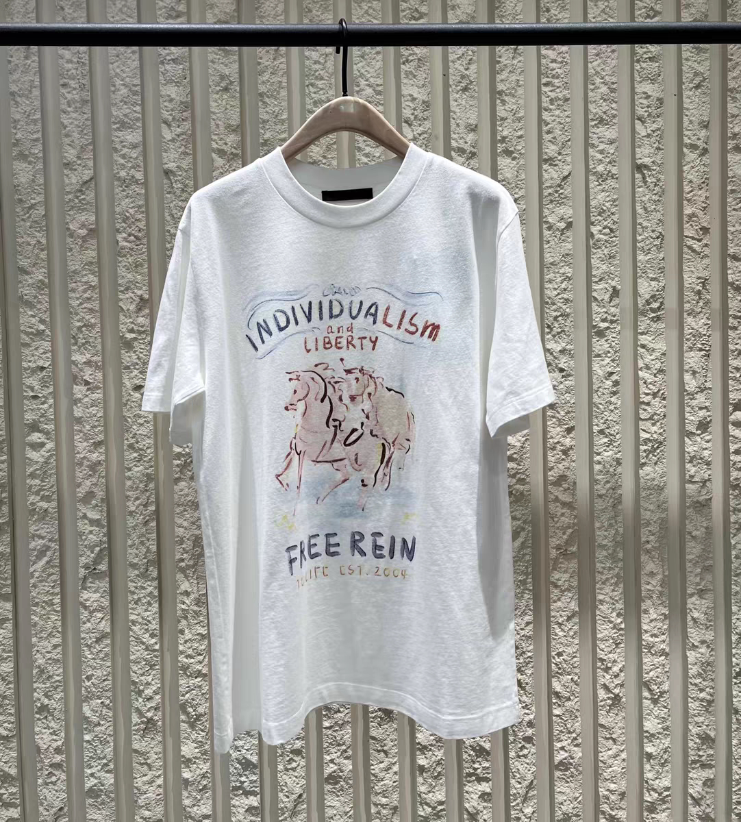 正品短袖T恤2026春新品生肖马年系列彩绘印花棉质新年MBF1TEE021