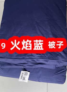 正品19火焰蓝热熔棉被子消防蓝色棉被单位宿舍单人可叠豆腐块被子