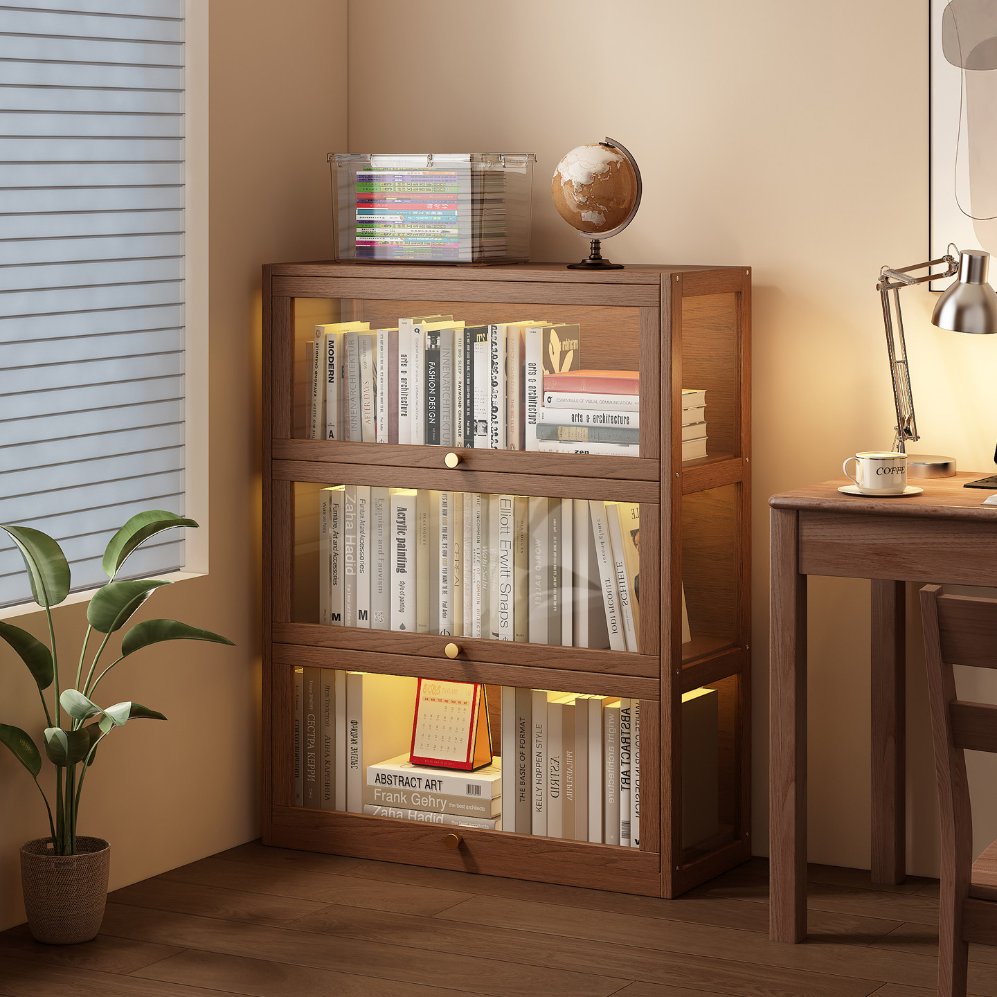 转角书架落地置物架家用客厅收纳收纳架室内卧室靠墙多层实木书柜,住宅家具,单个书柜,淘宝优惠券,粉丝福利购,淘宝优惠卷