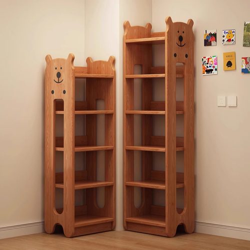 【100%全实木材质】书架置物架