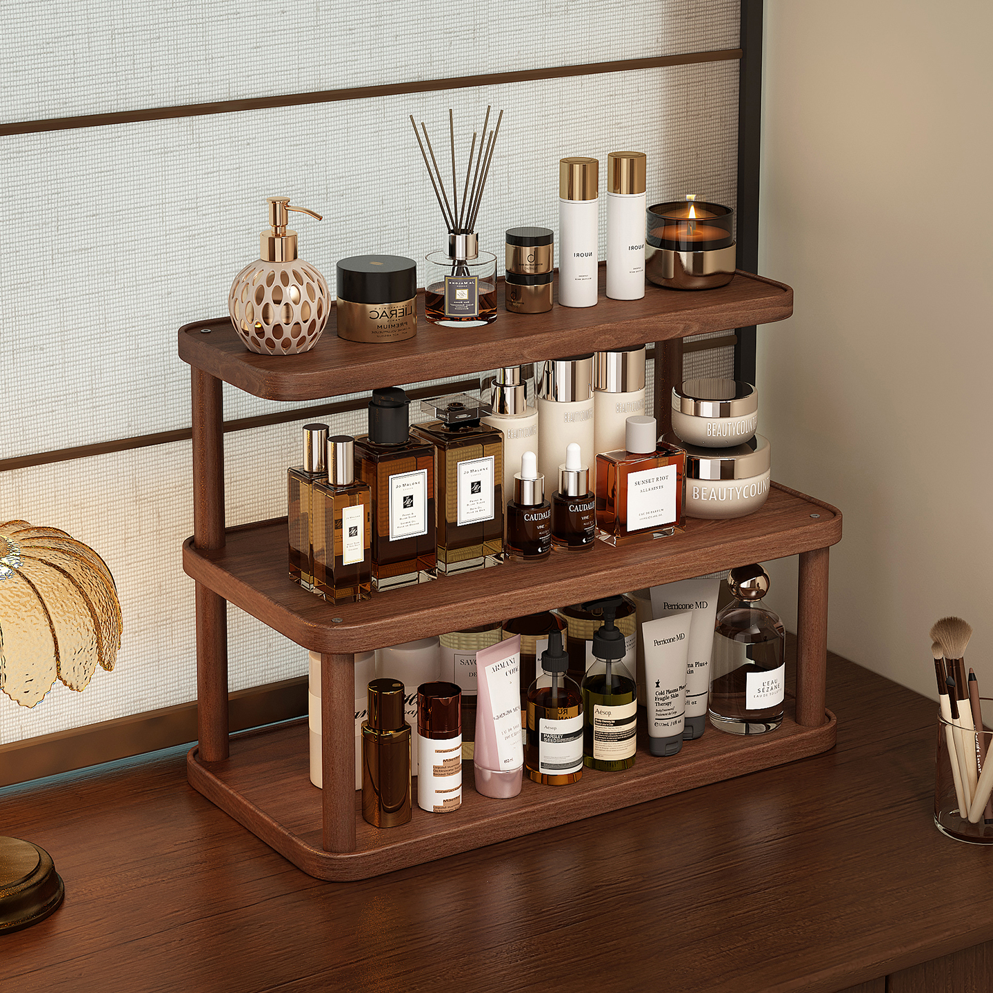 【加厚加固】桌面化妆品置物架