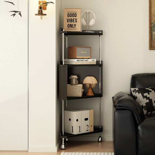 【进口实木加厚加固】转角置物架