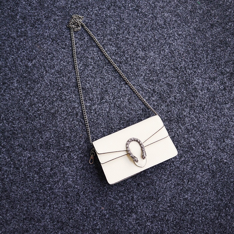 酒神包mini镶钻小方包女真皮细链条包女2025新款ins手机斜挎小包