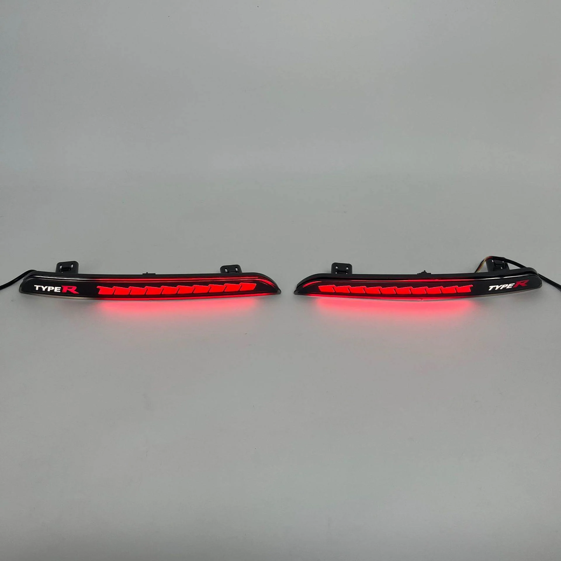 适用于22款本田11代思域改装后杠灯保险杠警示灯雾灯刹车灯字母款