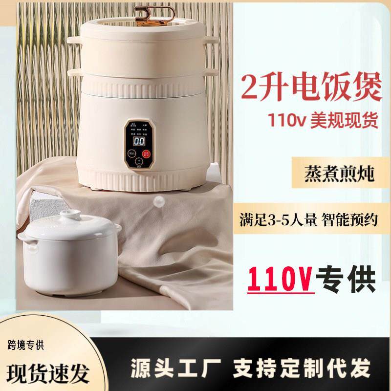 电饭煲可水洗电饭锅蒸煮锅隔水炖盅可做110V美规欧规英规厂供