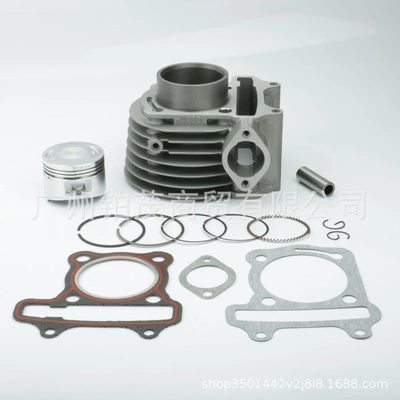 踏板摩托车发动机套缸总成适用于 GY6100 助力车气缸套活塞环套件