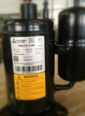 KNB092FADMC KNB092FHBMC原装全新三菱压缩机空调制冷缩机 R410A