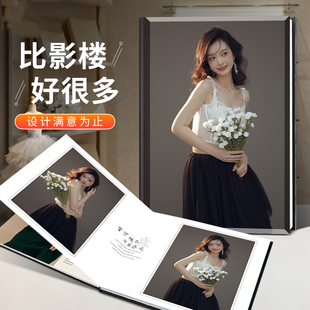 高端水晶照片书定制艺术照影集制作艺术写真照片打印成纪念册制作