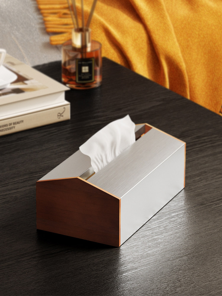 中古纸巾盒客厅茶几不锈钢餐巾收纳轻奢高级感酒店餐厅桌面抽纸架,收纳整理,纸巾架,淘宝优惠券,粉丝福利购,淘宝优惠卷