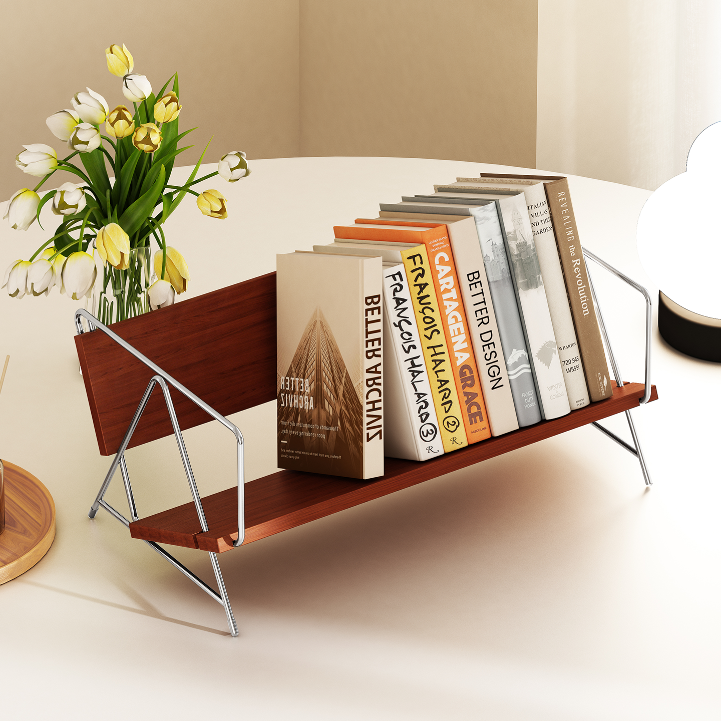 中古实木书架桌面置物架小型立式客厅落地书报架飘窗书本收纳架子