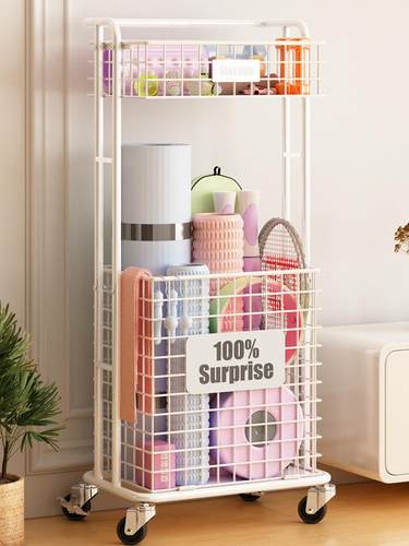 瑜伽垫收纳架子家用健身器材运动器械置物架篮球收纳筐收纳小推车