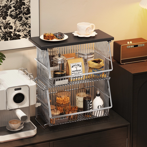 环图桌面零食置物架客厅家用